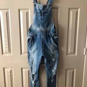 Zara Denim Overalls